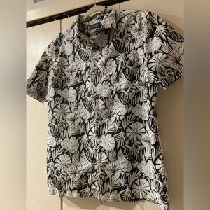 Chaps Monochrome Floral Men's Shirt